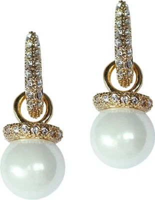 Produktbild von Modeschmuck Ohrstecker mit Perlenanhänger