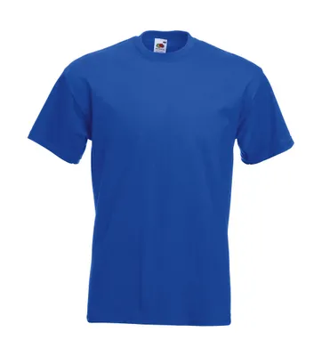 Produktbild von Fruit of the Loom Herren Rundhals Basic Shirt T-Shirt Kurzarm, Größe:L, Farbe:Royal Blau