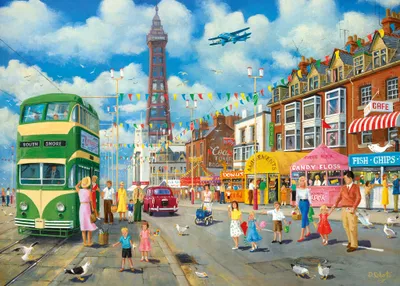 Image de GIBSONS Blackpool Promenade Puzzle 1000 pièces