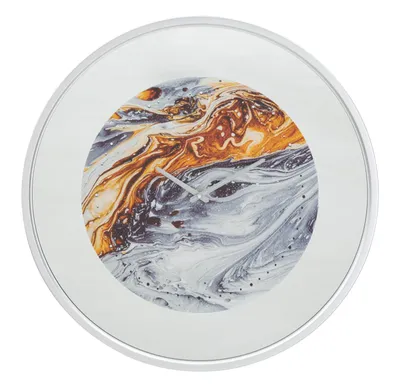 Image de Horloge murale miroir multicolore Mauro Ferretti, 60 x 5 cm