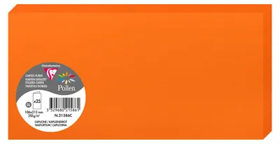 Produktbild von Clairefontaine Doppelkarte DL 210g kapuzinerrot