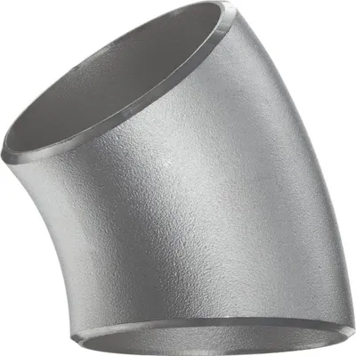Produktbild von Edelstahl nahtlos Rohrbogen 45° DN150 Ø 168.3 x 4.5 mm | Werkstoff: 1.4541 V2A