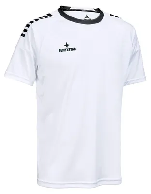 Produktbild von Derbystar Trikot Kurzarm Madrid  152 weiss schwarz