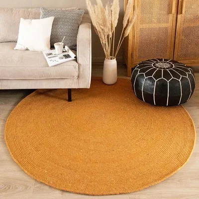 Zdjęcie produktu dla Volero - Dywan okrągły wełniany - Wise Żółty - Ø 150 cm