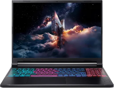 Immagine prodotto di Acer Nitro ANV16S-41-R218 AMD Ryzen AI 7 260 Computer portatile 40,6 cm (16") WQXGA 32 GB DDR5-SDRAM 1,02 TB SSD NVIDIA GeForce RTX 5060 Wi-Fi 6E (802.11ax) Windows 11 Home Italiano Nero