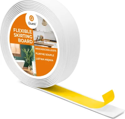 Obrázok produktu pre QUEST samolepiaci protišmykový pás z PVC, drážkovaný, LAP3, 35 mm, 5 m, biely