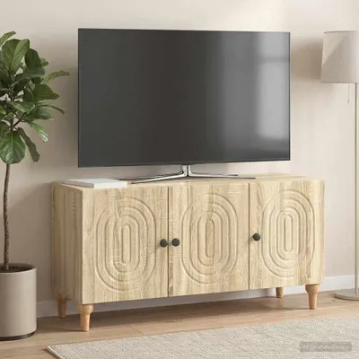Obrázek produktu pro vidaXL TV skříňka Sonoma dub 99 x 34,5 x 50 cm dřevotřísková deska