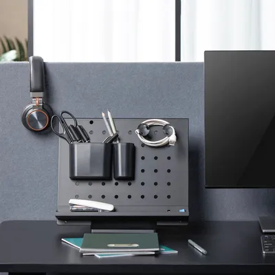 Produktbild von Edelstahl 3in1 Schreibtisch-Organizer XXLx