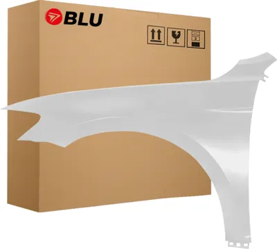 Zdjęcie produktu dla BLU Błotnik pasujący do VW Volkswagen Passat B8 LB7W Lewy Srebrny TungstenSilber | 2014-2023 | Przedni Przód | Lakierowany | Gotowy do montażu | Stal