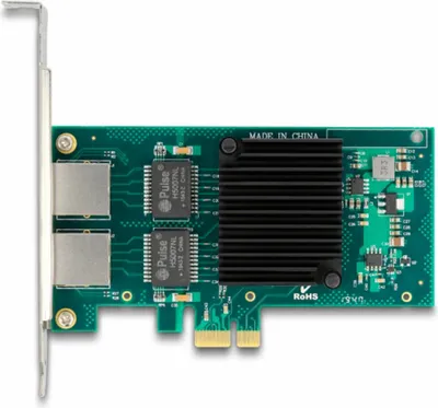 Image de Delock - Netzwerkadapter - PCIe 2,1 - Gigabit Ethernet x 2 (88502)