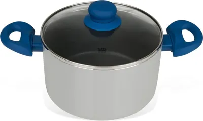 Produktbild von Tasty Antihaft-Kochtopf  20 cm, induktionsgeeigneter Bratentopf mit Öl-Dosiersystem