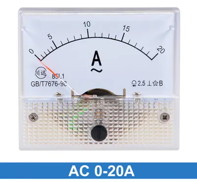 Produktbild von AC 0-20A Analoganzeige Amperemeter Anzeige Ampere Strom Meter 85L1 DE de