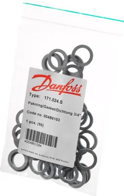 Obrázek produktu pro Danfoss těsnění 50 ks 24 x 7 x 2 mm, 1 ks.