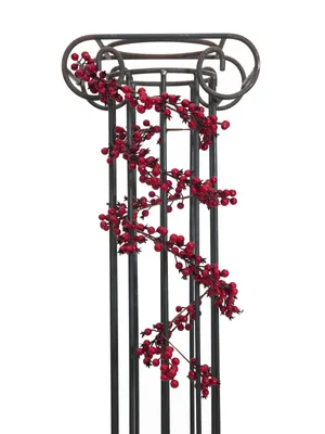 Image de EUROPALMS Guirlande de baies rouge 180cm