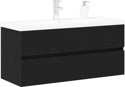 Immagine prodotto di vidaXL Mobile lavabo nero effetto rovere 100 x 39 x 62 cm