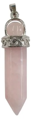 Produktbild von Edelstein Anhänger "Rosenquarz" 5cm