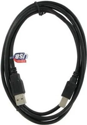 Obrázok produktu pre ACT SB2402, 1,8 m, USB B, USB A, USB 2.0, Samec/samec, Čierna