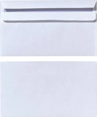 Image de Herlitz Enveloppe DL autocollante sans fenêtre 100 pcs