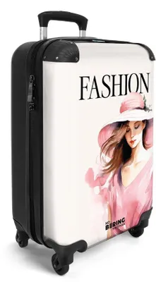 Produktbild von NoBoringSuitcases.com Hartschale Koffer 36 L, 55 x 20 x 35 cm, TSA-Zahlenschloss, 4 Rollen