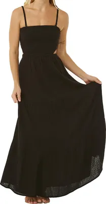 Produktbild von Rip Curl Damen Maxikleid PREMIUM SURF MAXI DRESS, Größe:L, Farben:black