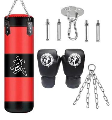 Zdjęcie produktu dla Worek treningowy 100 x 30 cm - MMA - Aerobik - Stabilne zawieszenie