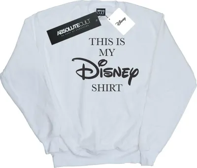 Produktbild von Disney - "My T-shirt" Sweatshirt für Herren BI18146 (S) (Weiß)