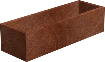 Zdjęcie produktu dla CORGARDEN Line Sadzarka ogrodowa 40 x 90 x 30 cm, corten CORGARDEN 1005