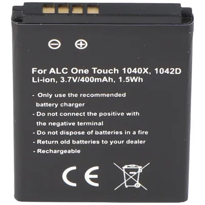 Zdjęcie produktu dla Bateria odpowiednia dla Alcatel CAB0400000C1 Bateria One Touch 1040X, One Touch 1042D, OT 1040X, OT 1042D