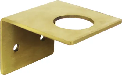 Produktbild von Natural Goods Berlin Seifenspender Halter SINGLE - Seifenspender Halterung Metall - Shampoo Halter Seifenspender Wandbefestigung ohne Bohren - Wandhalterung Seifenspender - Seifenspender klebend, Gold (gebürstet)