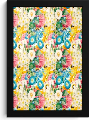 Produktbild von MuchoWow® MuchoWow® Gerahmtes Poster Blumen - Frühling 20x30 cm - Poster mit zchwarzem Bilderrahmen - Drucken - Bilder Poster im Rahmen