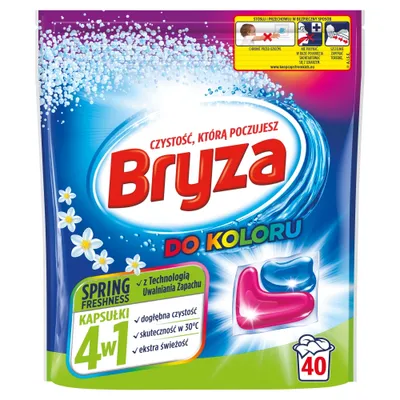 Produktbild von Bryza 4w1 Kapsułki do prania kolorów, 40 sztuk