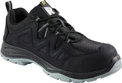 Produktbild von Runnex RUNNEX Sicherheitshalbschuh SmartStar 5302 S3S ESD Gr. 48 schwarz/grau