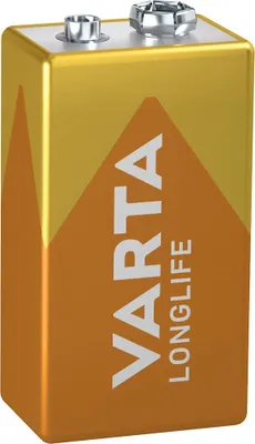 Productafbeelding van Varta Longlife Alkaline Mangaan Batterij, type 6LR61, 9V (verpakking met 1 stuk)