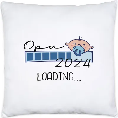 Produktbild von Opa Loading 2024 Kissen inkl. Füllung für werdende Opas zur Geburt Enkel Enkelin Babynews Ich werde Opa Geschenk