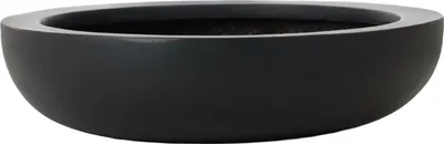 Immagine prodotto di Vaso decorativo PLANA in fibra di vetro, antracite, 43x11 cm