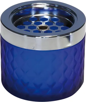 Zdjęcie produktu dla Popielniczka APS, wysokość: 80 mm, ø: 95 mm, niebieska