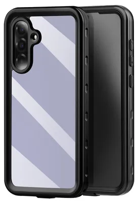 Image de Redpepper, coque intégrale Galaxy A37 IP68 étanche avec lanière, noir