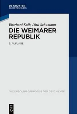 Produktbild von Die Weimarer Republik