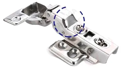 Produktbild von Hydraulisches Türscharnier, sanftes Schließen, Edelstahl, Halbüberlagerung x 8
