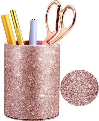 Productafbeelding van Rosa lederen tasje voor cosmetica, een elegante tas voor dames en meisjes, een hoogwaardige make-upcollectie voor werk, school en dagelijks gebruik.