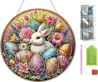 Obrázek produktu pro DIY malování diamanty – krystalová dekorace na stůl – vánoční dekorace – stolní ozdoba (model B)