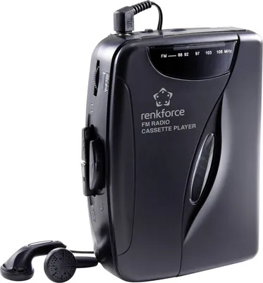 Produktbild von Renkforce Prenosný kazetový prehrávač FM rádio Walkman kazetový prehrávač Schwa851
