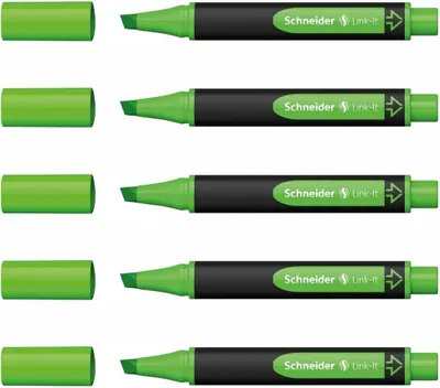 Produktbild von Textmarker Link-it - 5er-Set grün