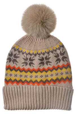 Produktbild von Clayre & Eef Mütze Damen Beige Viskose