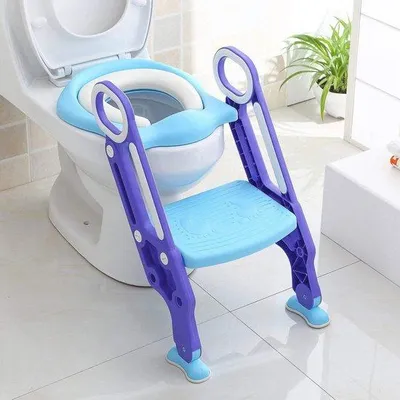 Productafbeelding van Potjestrainer Kinderpotje met Ladder - Toilettrainer voor Peuterkinderen