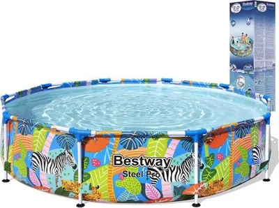 Zdjęcie produktu dla Bestway 56985, 4062 l, Basen ramowy, Dorosły/dziecko, Wielobarwny, 15,8 kg