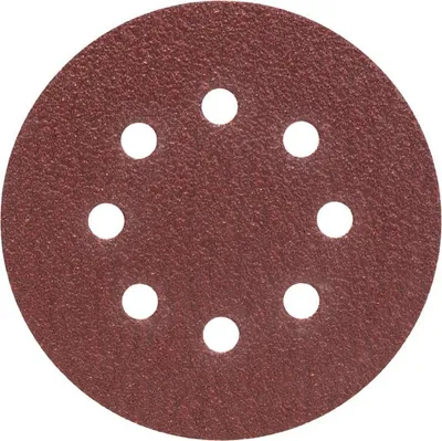 Produktbild von Schleifblatt-Set für Exzenterschleifer, 8 Löcher, 125 mm, K 40, 25er-Pack