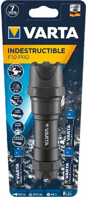 Produktbild von VARTA Taschenlampe "Indestructible F10 Pro" inkl. 3 AAA