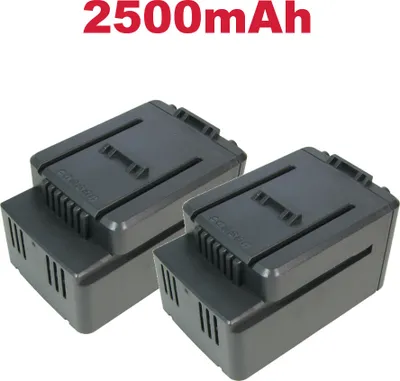Produktbild von 2x Trade-Shop Li-Ion Akku 40V 2500mAh 100Wh für Worx WG368E.3 WG368E3 WG569E WG569E.9 WG569E9 ersetzt WA3536 WA3734