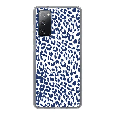 Produktbild von MuchoWow® Handyhülle Schutzhülle Hülle für Samsung Galaxy S20 FE Panther Druck - Blau - Abstrakt Silikon Softcase Handy Hülle - Abdeckung